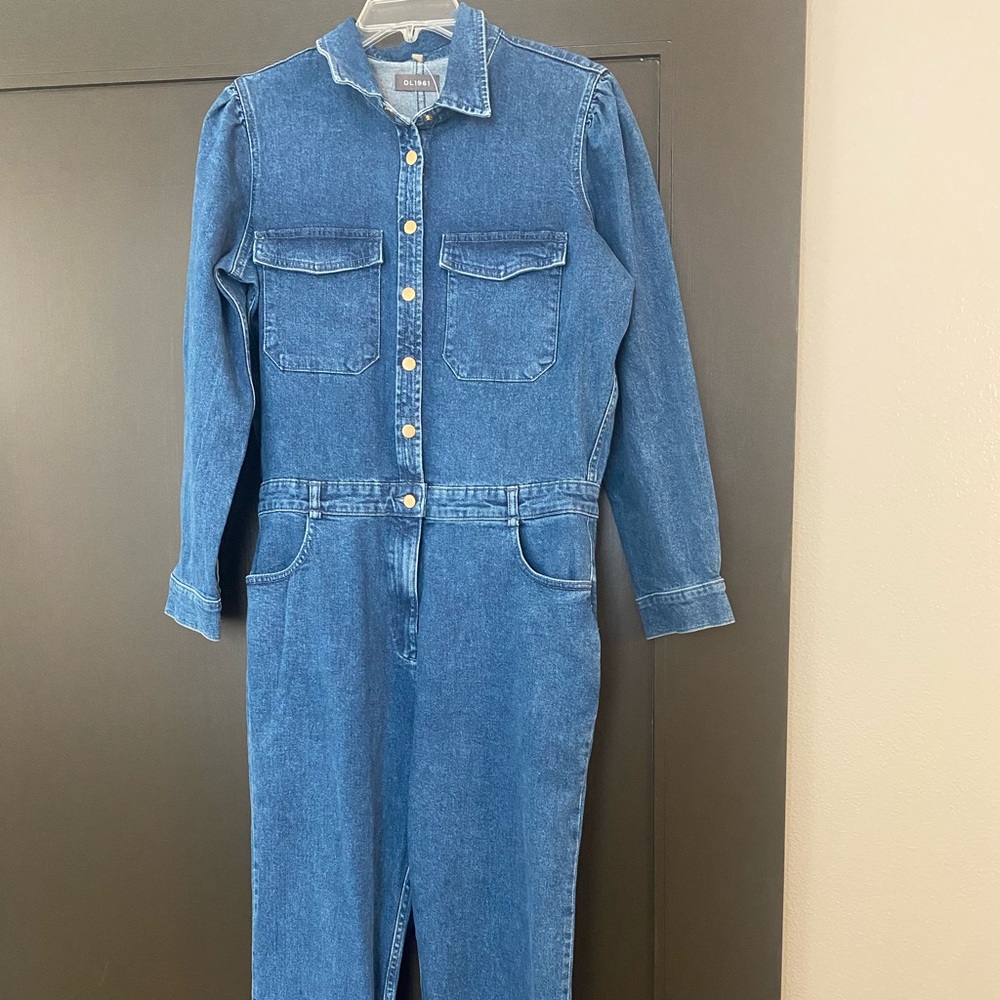 DL1961 Jean Jumpsuit Romper (large)